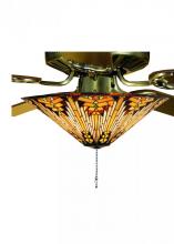 Meyda Blue 73124 - 17" Wide Nuevo Mission Fan Light Fixture