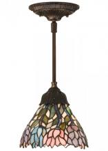 Meyda Blue 82422 - 7&#34; Wide Wisteria Mini Pendant