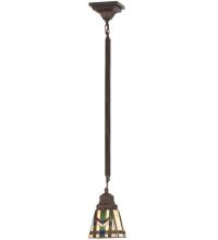 Meyda Blue 82429 - 5&#34;Sq Prairie Wheat Mini Pendant