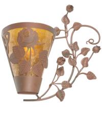 Meyda Blue 99452 - 20.5&#34;W Roses & Leaves Wall Sconce