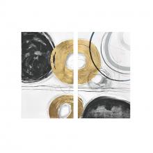 Varaluz 435WA10 - Circle Gets The Square Diptych Wall Art