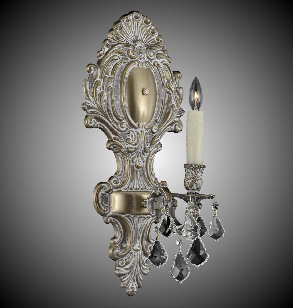 1 Light Fleur-De-Lis Large Wall Sconce