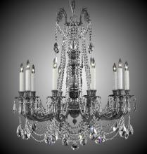 American Brass & Crystal CH2054-A-07G-PI - 10 Light Finisterra with draping Chandelier