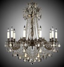 American Brass & Crystal CH9258-A-10W-PI - 10 Light Biella Chandelier