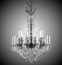 American Brass & Crystal CH9289-A-01G-ST - 10+10 Light Crystella Chandelier