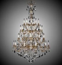 American Brass & Crystal CH9828-O-21S-ST - 40 Light Bellagio Chandelier