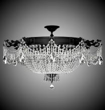 American Brass & Crystal FM8014-P-07G - 12 Light Valencia Flush Mount