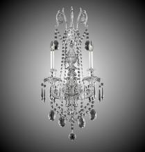 American Brass & Crystal WS2082-A-05S-PI - 2 Light Finisterra with draping Empire Wall Sconce