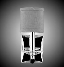American Brass & Crystal WS5481-32G-ST-PG - 1 Light Kensington Wall Sconce with Shade