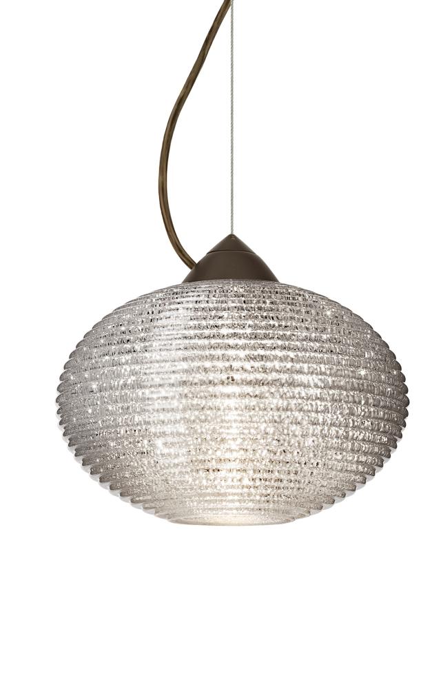 Besa Pape 10 Pendant 1Kx Glitter Bronze 1x75W Medium Base