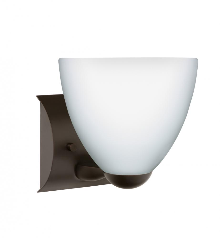 Besa Wall Sasha Bronze Opal Matte 1x9W LED