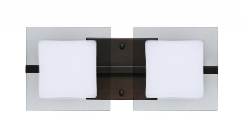 Besa Wall Alex Bronze Opal/Clear 2x50W G9