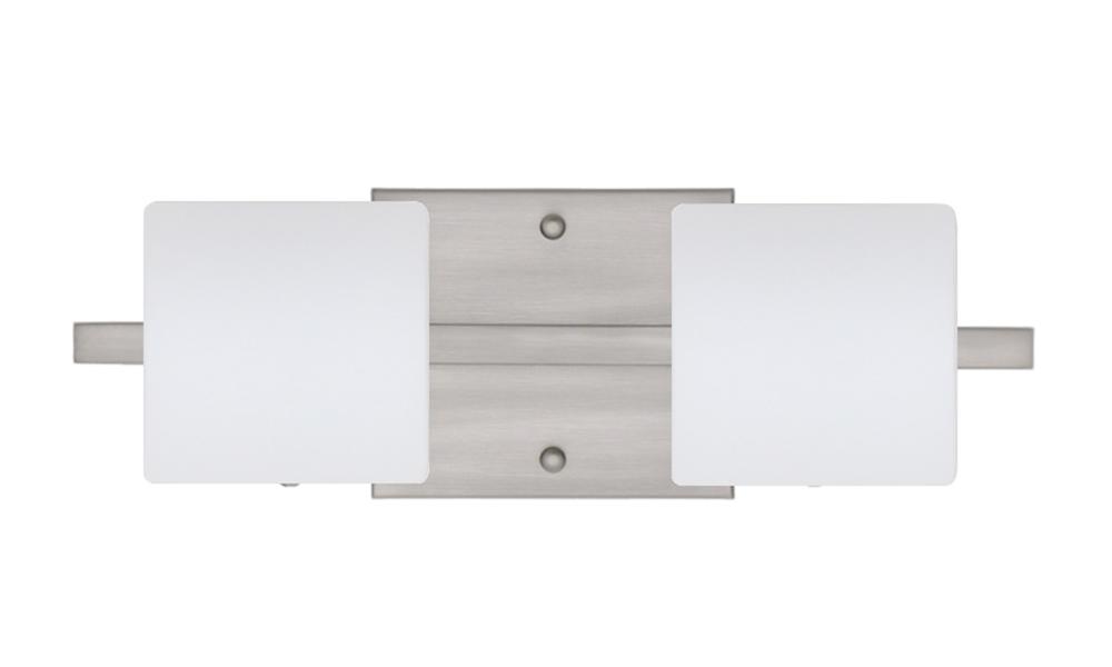 Besa Wall Paolo Satin Nickel Opal Matte 2x50W G9