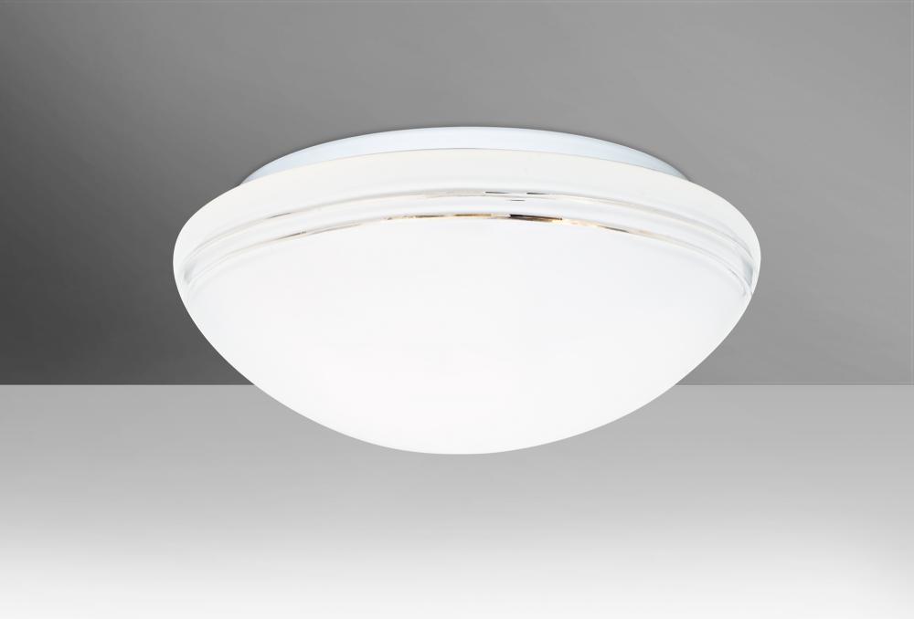 Besa, Bobbi 12 Ceiling, Opal Cut, 2x60W Medium Base