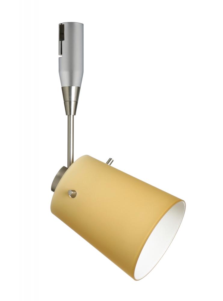 Besa Spotlight With 6" Stem Tammi 3 Satin Nickel Vanilla Matte 1x50W Halogen Mr16