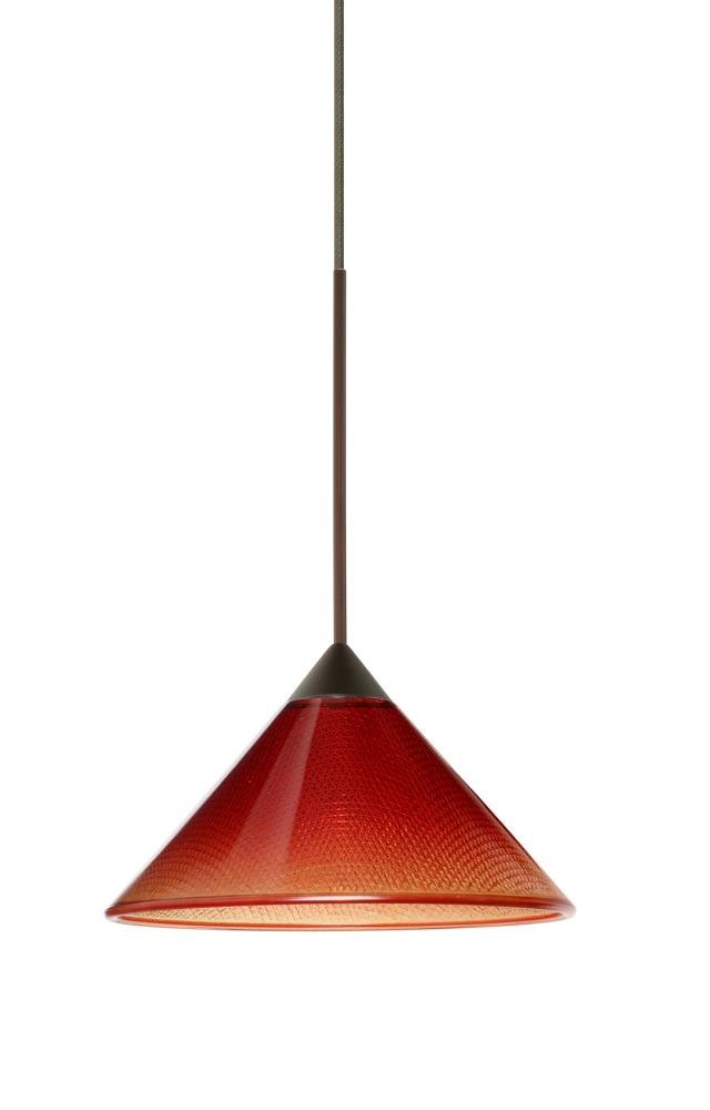 Besa Pendant For Multiport Canopy Kona Bronze Sunset 1x50W Halogen