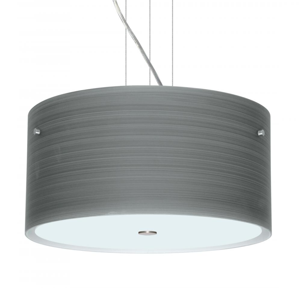 Besa Tamburo 16 Pendant Titan Satin Nickel 3x11W LED