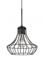 Besa Lighting 1JT-SPEZ07-BR - Besa Pendant Spezza 7 Bronze 1x100W Medium Base