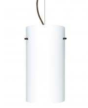 Besa Lighting 1KX-412007-BR - Besa Cable Pendant Stilo 12 Bronze Opal Matte 1x150W Medium Base A21