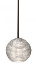 Besa Lighting 1TT-4616GL-LED-BR - Besa Kristall 8 Pendant Bronze Glitter 1x9W LED