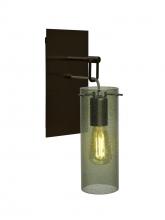 Besa Lighting 1WP-JUNI10MS-EDIL-BR - Besa Juni 10 Wall Pendant, Moss Bubble, Bronze Finish, 1x4W LED Filament