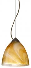 Besa Lighting 1KX-4470HN-BR - Besa Vila Cable Pendant Bronze Honey 1x60W Medium Base