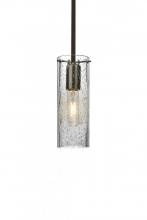 Besa Lighting 1TT-JUNI10CL-BR - Besa, Juni 10 Stem Pendant, Clear Bubble, Bronze, 1x60W Medium Base