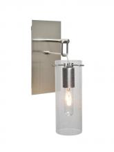 Besa Lighting 1WP-JUNI10CL-SN - Besa Juni 10 Wall Pendant, Clear Bubble, Satin Nickel Finish, 1x60W Medium Base