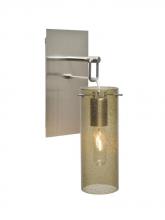 Besa Lighting 1WP-JUNI10LT-SN - Besa Juni 10 Wall Pendant, Latte Bubble, Satin Nickel Finish, 1x60W Medium Base