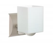 Besa Lighting 1WZ-449807-SN - Besa Wall Rise Satin Nickel Opal Matte 1x60W Medium Base