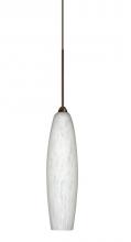 Besa Lighting 1XC-439519-LED-BR - Besa Pendant Zumi Bronze Carrera 1x5W LED