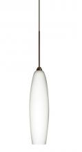 Besa Lighting 1XT-439507-BR - Besa Pendant Zumi Bronze Opal Matte 1x35W Halogen