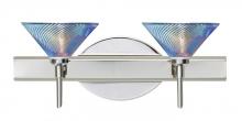 Besa Lighting 2SW-550493-LED-CR - Besa Wall Swirl Chrome Dicro Swirl 2x5W LED