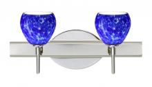 Besa Lighting 2SW-560586-CR - Besa Wall Tay Tay Chrome Blue Cloud 2x40W G9