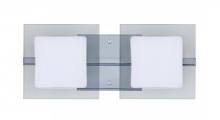 Besa Lighting 2WS-773539-CR - Besa Wall Alex Chrome Opal/Clear 2x50W G9