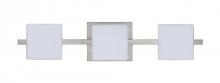 Besa Lighting 3WS-773507-LED-SN - Besa Wall Alex Satin Nickel Opal Matte 3x5W LED