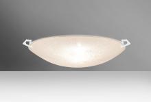 Besa Lighting 8418GL-LED-WH - Besa Ceiling Sonya 17 White Glitter 2x11W LED