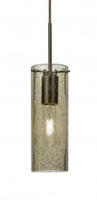 Besa Lighting J-JUNI10LT-BR - Besa, Juni 10 Pendant For Multiport Canopy, Latte Bubble, Bronze, 1x60W Medium Base