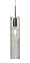 Besa Lighting J-JUNI16CL-BR - Besa, Juni 16 Pendant For Multiport Canopy, Clear Bubble, Bronze, 1x60W Medium Base