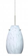 Besa Lighting J-412619-SN - Besa Pera 9 Pendant For Multiport Canopy Satin Nickel Carrera 1x100W Medium Base