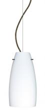 Besa Lighting 1KX-151207-LED-BR - Besa Tao 10 LED Cable Pendant Opal Matte Bronze 1x9W LED