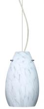 Besa Lighting 1KX-412619-LED-SN - Besa Pera 9 LED Pendant Carrera Satin Nickel 1x9W LED