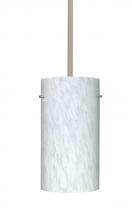 Besa Lighting 1TT-412019-SN - Besa Stem Pendant Stilo 12 Satin Nickel Carrera 1x150W Medium Base A21