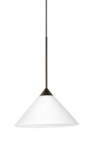 Besa Lighting X-117607-BR - Besa Pendant For Multiport Canopy Kona Bronze White 1x50W Halogen