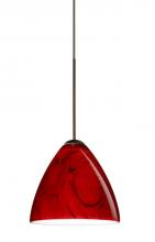 Besa Lighting 1XC-1779MA-LED-BR - Besa Pendant Mia Bronze Magma 1x5W LED