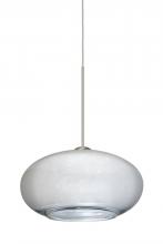 Besa Lighting 1XC-2492SF-LED-SN - Besa Pendant Brio 7 Satin Nickel Silver Foil 1x6W LED