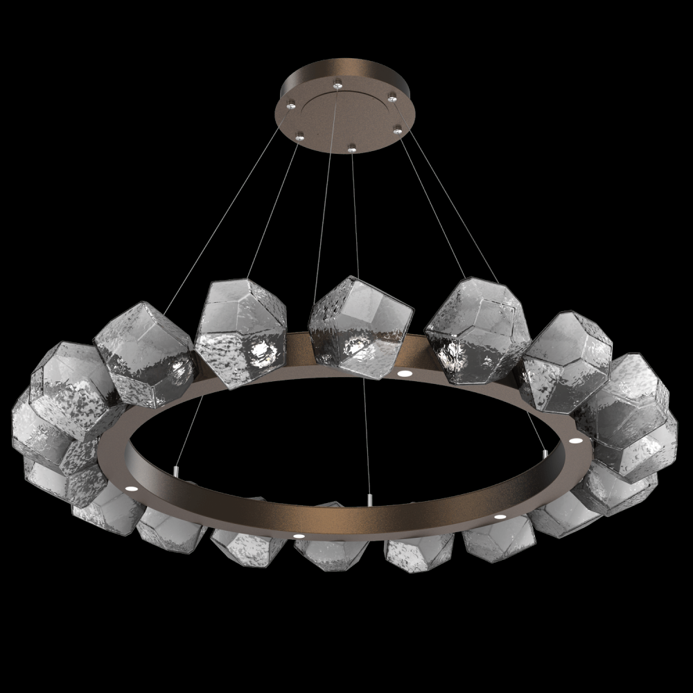 Gem Radial Ring - 48" -Flat Bronze