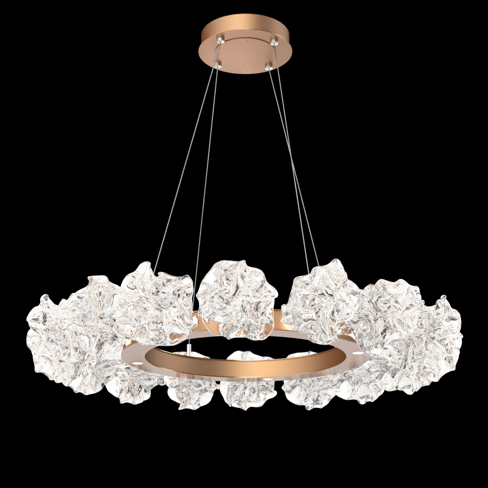 Blossom Ring Chandelier - 50-Matte Black