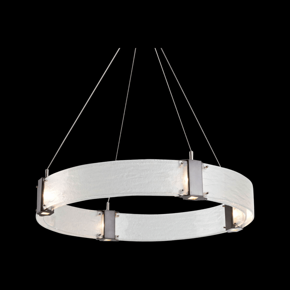 Parallel Ring Chandelier-60-Metallic Beige Silver