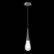 Hammerton LAB0078-01-GM-C-C01-L1 - Raindrop Pendant-Gunmetal-Blown Glass